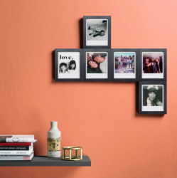 Magnaframe Magnetic Photo Frame for Polaroid Prints - 6 Pack Black 