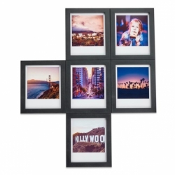 Magnaframe Magnetic Photo Frame for Polaroid Prints - 6 Pack Black 