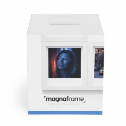 Magnaframe Magnetic Photo Frame for Polaroid Prints - 6 Pack White