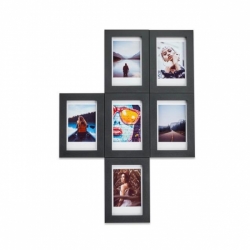 Magnaframe Magnetic Photo Frame for Fuji Instax Mini Prints - 6 pack Black 