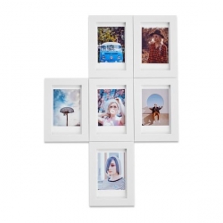 Magnaframe Magnetic Photo Frame for Fuji Instax Mini Prints - 6 pack White