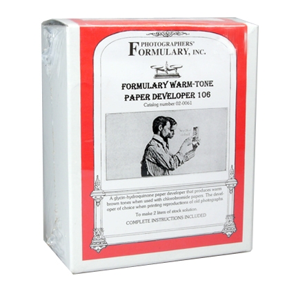 Formulary 106 Warm Tone Powder Paper Developer Powder makes 2 Liters of Stock Solution
