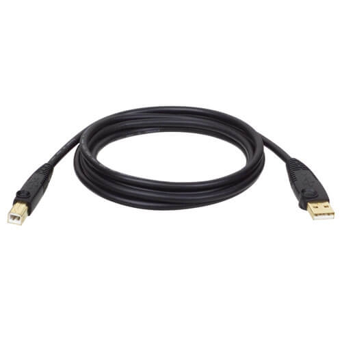 Tripp Lite Printer Cable 10 ft. USB 2.0 Cord - Black 