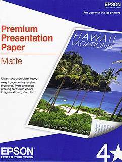 Epson Premium Presentation Matte Inkjet Paper - 165gsm 13x19/50 Sheets