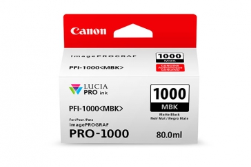 product Canon PFI-1000MBK Matte Black Ink Cartridge - 80ml