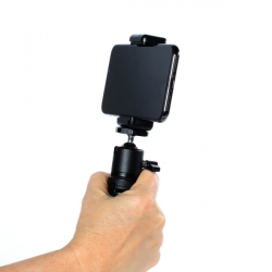 Phoneography Mini Tripod/Grip with Metal Ball Head and Phone Mount