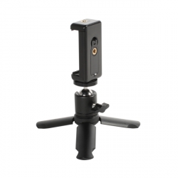 Phoneography Mini Tripod/Grip with Metal Ball Head and Phone Mount