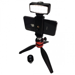 Dotline Gizmo Mini Tripod LED Traveler Kit for Smartphones and Digital Cameras