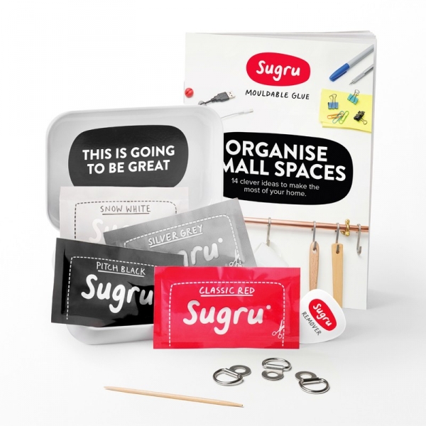 Sugru Mouldable Glue - Organise Small Spaces Kit - PAST DATE SPECIAL