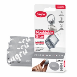 Sugru Original Mouldable Glue - Grey 3 Pack