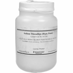 product Formulary Sodium Thiosulfate (Hypo, Penta) - 1 Lb