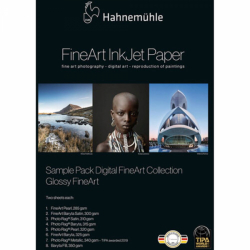 product Hahnemühle Fine Art Glossy Inkjet Paper Sample Pack - 13x19/16 Sheets