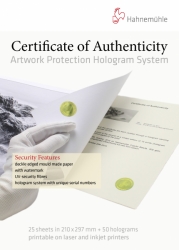 Hahnem&uuml;hle Certificate of Authenticity