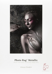 Hahnemühle Photo Rag Metallic Inkjet Paper - 340gsm 17 in. x 39 ft. Roll