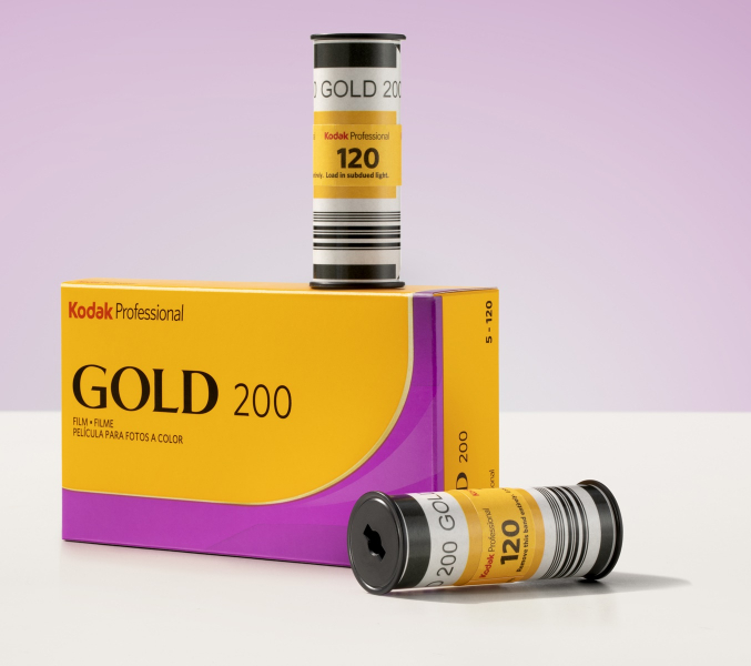 Kodak Gold 200 Color Negative Film - 120 Size 5-Pack