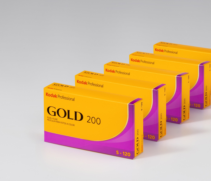 Kodak Gold 200 Color Negative Film - 120 Size 5-Pack