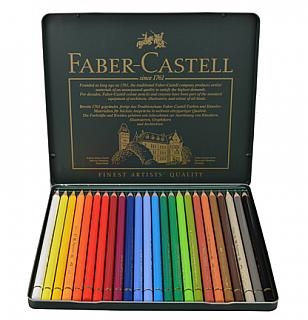 Faber-Castell Polychromos Colored Pencil Tin Set of 24