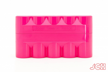 product Japan Camera Hunter 120 Film Hard Case Pink - Holds 5 Rolls of 120 Size Film