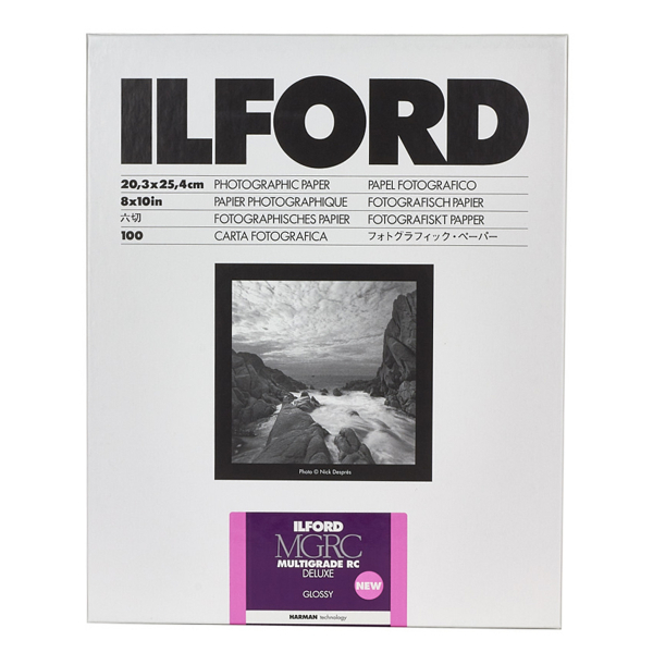 Ilford Multigrade MG5 RC Deluxe Glossy - 8x10/100 Sheets 