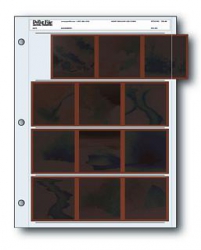 Printfile Archival Negative Preservers 120 size 4 strips of 3 negatives - 25 pack (1204B25)