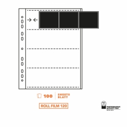 MACO Glassine Negative Sleeves for 120 4 Strips - 100 pack 