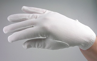 Stretch Nylon Darkroom Gloves Men's Medium - 12 Pair
