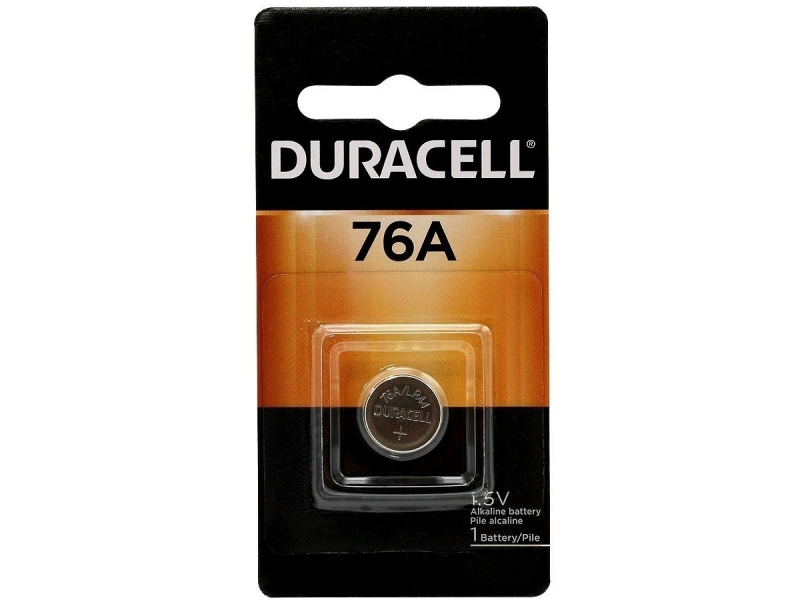 Duracell LR44/A76 1.5-Volt Alkaline Battery - 1 Pack