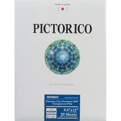 product Pictorico Ultra Premium OHP Transparency Film TPS100 8.5 in. x 11 in. 20 Sheets 7 mil 