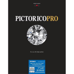 product Pictorico Ultra Premium OHP Transparency Film TPS100 17 in. x 22 in. 20 Sheets 5.7 mil.