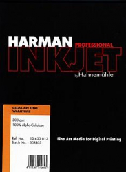 Harman by Hahnemuhle Fine Art Inkjet Paper 13x19/30 sheets - Gloss Art Fibre