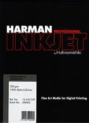 Harman by Hahnemuhle Fine Art Inkjet Paper 13x19/30 sheets - Gloss Baryta Warmtone