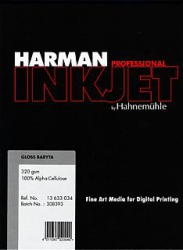 Harman by Hahnemuhle Gloss Baryta 320gsm Inkjet Paper 17x22/25