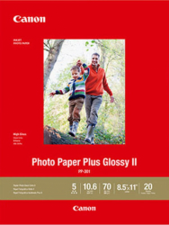 product Canon Photo Plus Glossy II Inkjet Paper - 265gsm 8.5x11/20