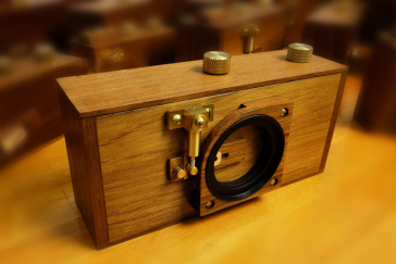 product Zero Image 69 6x9 Multi-Format Wood Pinhole Camera with Cable Release and Filter Adapter - Back to Nature Series