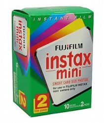 Fujifilm Instax Mini Instant Print Color Film Twin Pack <br>(2 packs x 10 exposures each)