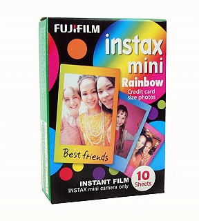 Fuji Instax Mini Rainbow Instant Color Film - 10 pack