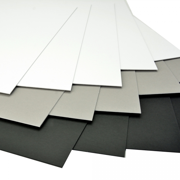 Arista Mat Board 13x19 4-ply Black Both Sides with Black Core - 10 pack