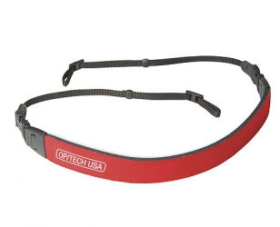 product OP/TECH Fashion Strap 3/8 in. Camera Strap - Red