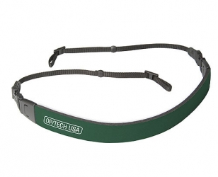 Optech Fashion Strap 3/8 in. Camera Strap - Forest Green