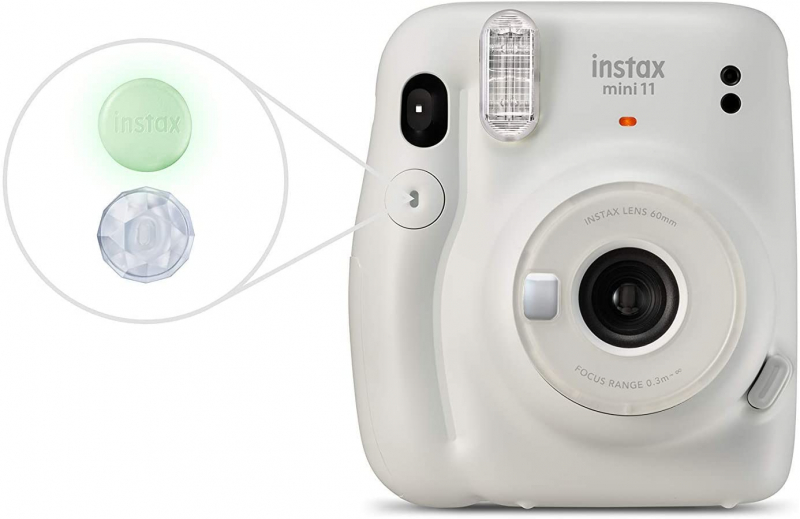 Fuji Instax Mini 11 Instant Film Camera -Ice White