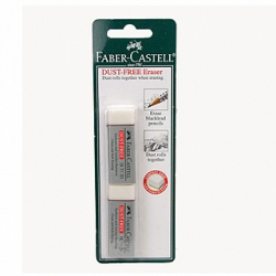 product Faber-Castell Dust-Free Vinyl Erasers 2-pack