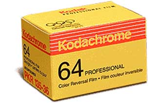Kodak Kodachrome Professional 64 iso 35mm x 36 exp. PKR