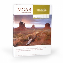 product Moab Entrada Rag Natural 190gsm Inkjet Paper 11x17/25 Sheets