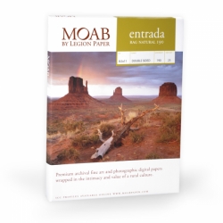 Moab Entrada Rag Natural 190gsm Inkjet Paper 13 in. x 66 ft. Roll