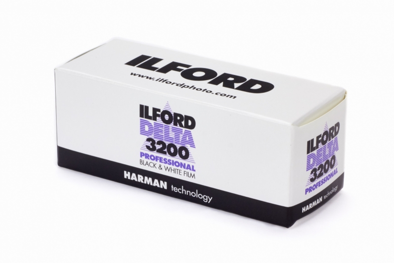 Ilford Delta Pro 3200 ISO 120 size