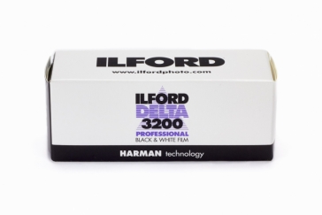 Ilford Delta Pro 3200 ISO 120 size