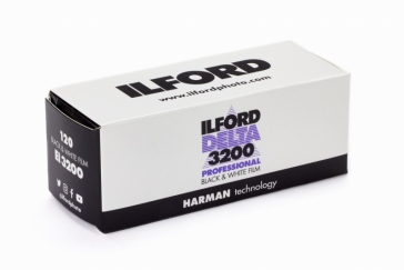 Ilford Delta Pro 3200 ISO 120 size