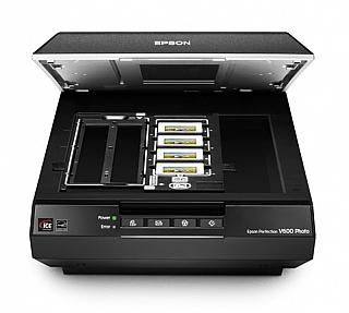 Epson Perfection V600 Photo Color Flatbed Scanner with 35mm &amp; 120 Film Holders