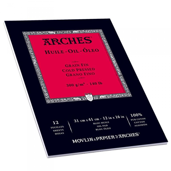 Arches Oil Paper 300GSM Paper for Handcoloring - 11x15/10 sheetS 