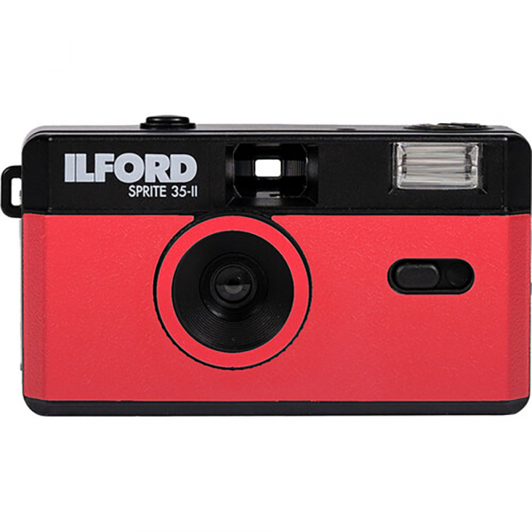 Ilford Sprite 35-II Film Camera Red/Black
